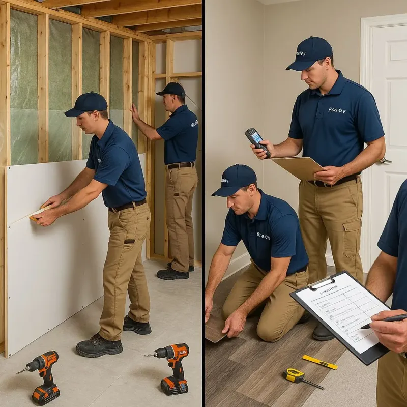 Repairs and Reconstruction process in Nixa, MO